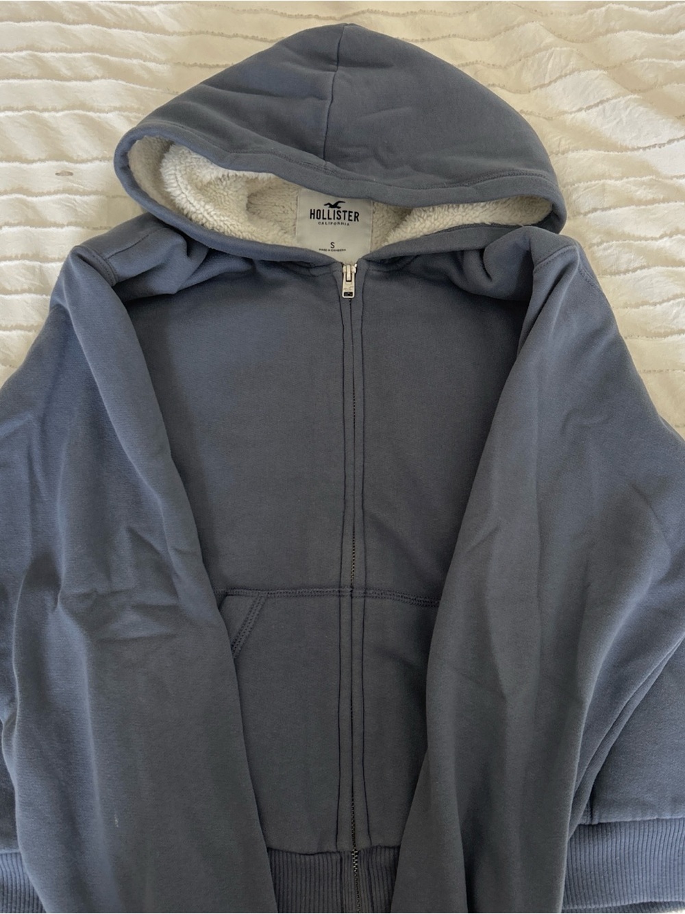 Hollister Sherpa-Lined Full-Zip Hoodie